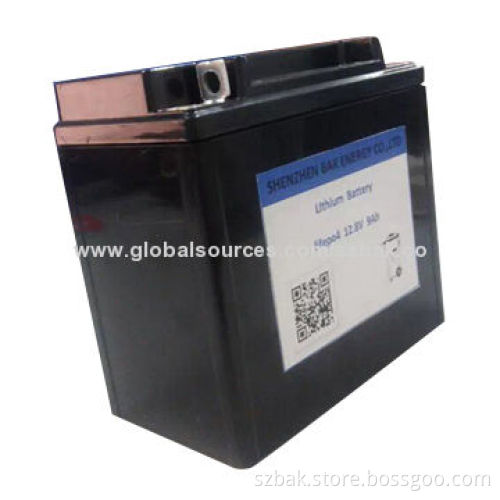 China high performance lithium car starter battery 12V 40Ah, OEM services provided